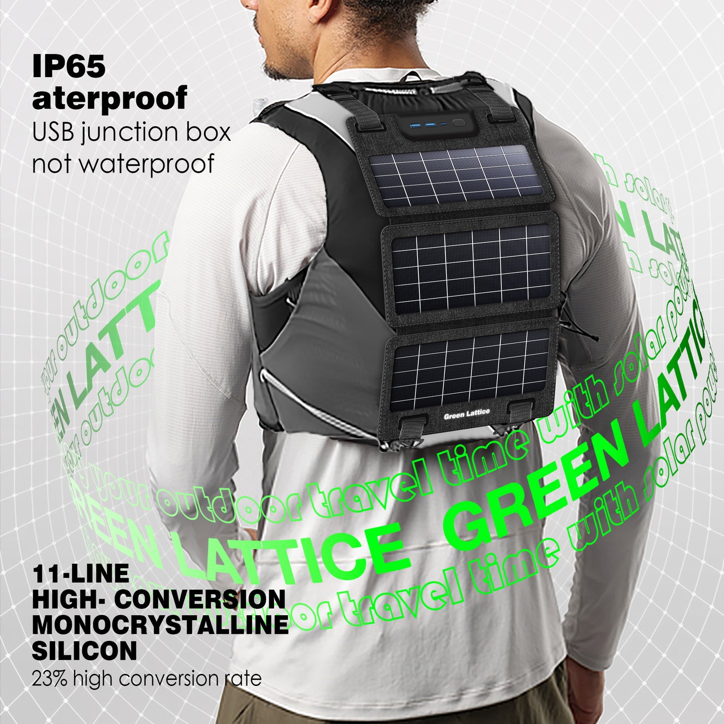 GreenLattice Trail-V1 15W Solar Panels | PRESALE