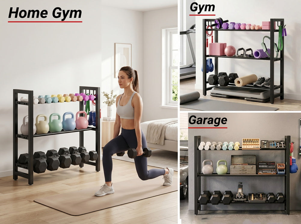Soulsfeng Adjustable Dumbbell Rack