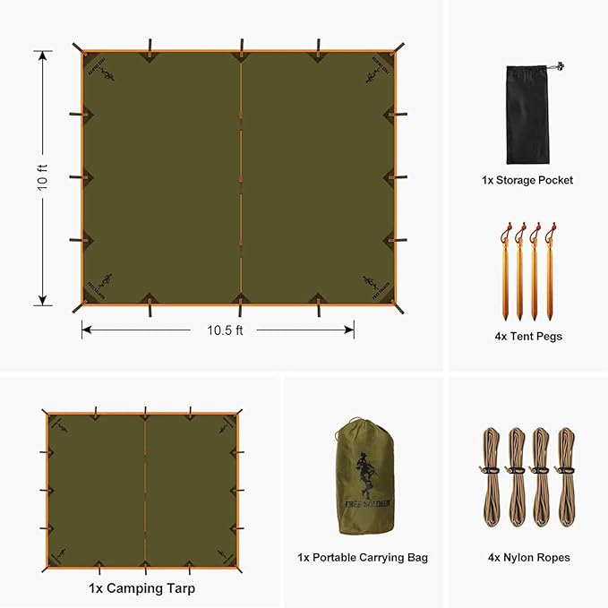 Soulsfeng X FS StormGuard Waterproof Tarp Shelter