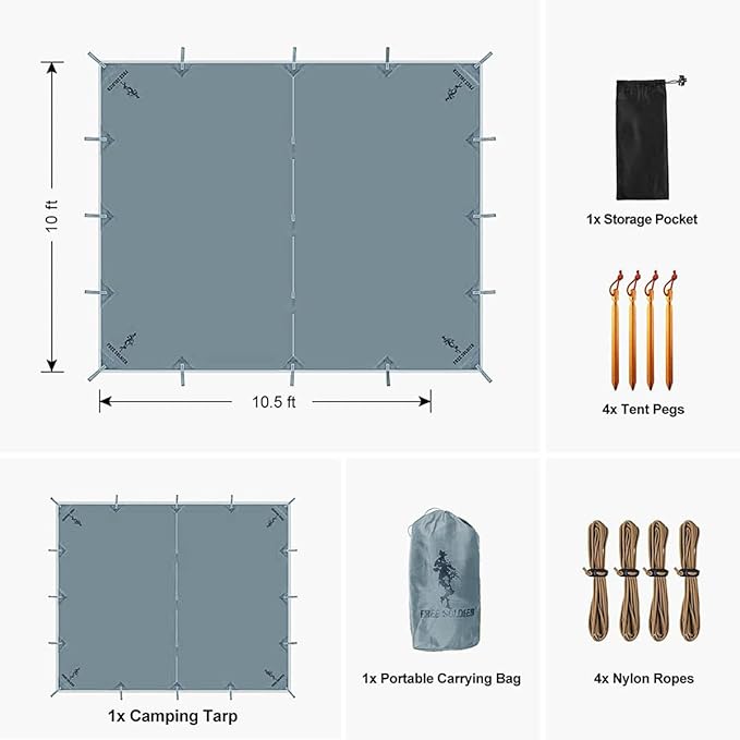 Soulsfeng X FS StormGuard Waterproof Tarp Shelter