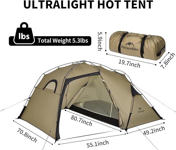 Soulsfeng SummitHaven Hot Tent with Stove Jack