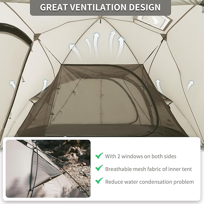 Soulsfeng SummitHaven Hot Tent with Stove Jack