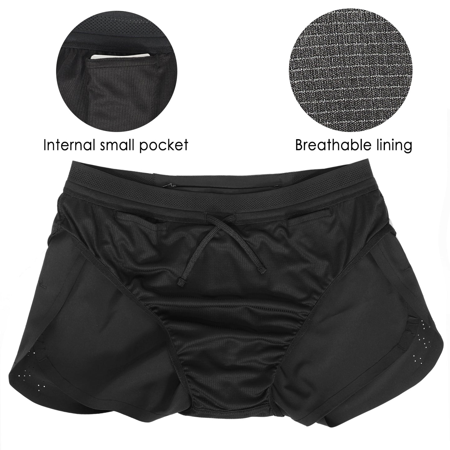 SwiftDry Pro Open Running Pants Inside Panties