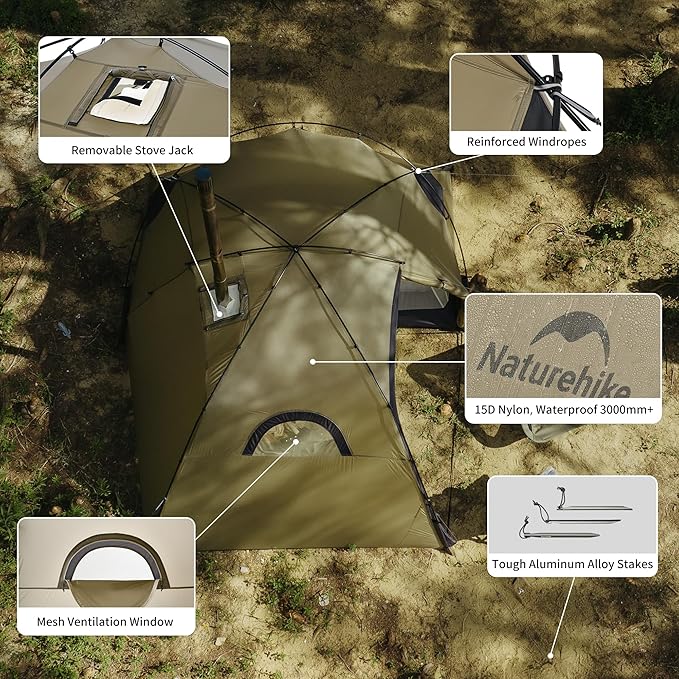 Soulsfeng SummitHaven Hot Tent with Stove Jack