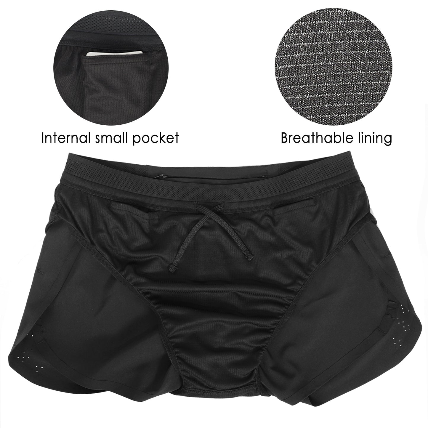 SwiftDry Pro Open Running Pants Inside Panties