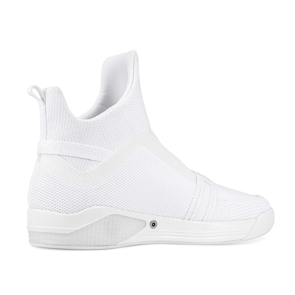 SKYTRACK Mesh Knit High Tops(White/Black/Red) Lighting Custom - Soulsfeng