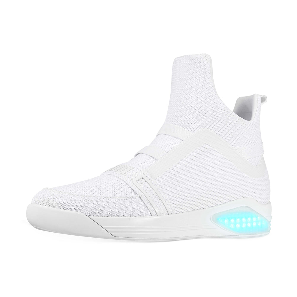 SKYTRACK Mesh Knit High Tops(White/Black/Red) Lighting Custom - Soulsfeng
