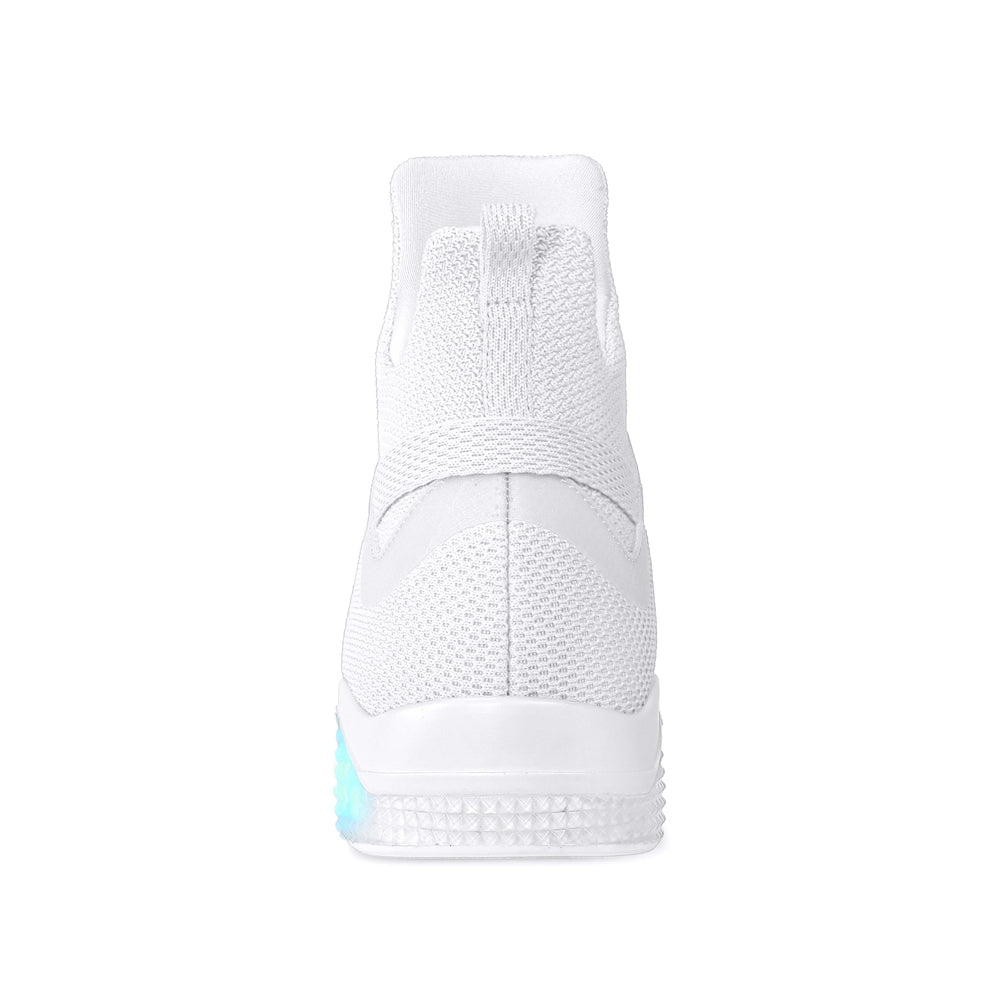 SKYTRACK Mesh Knit High Tops(White/Black/Red) Lighting Custom - Soulsfeng
