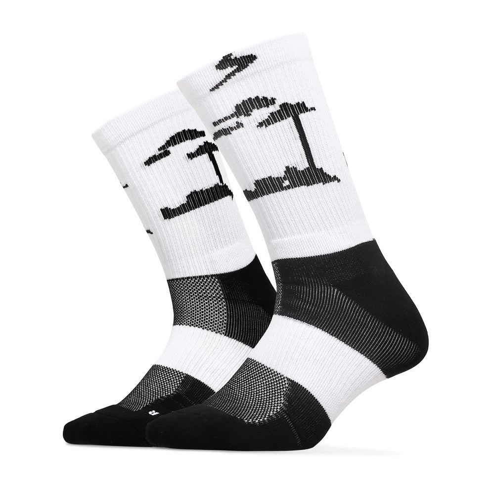 Soulsfeng Basketball Socks Black White