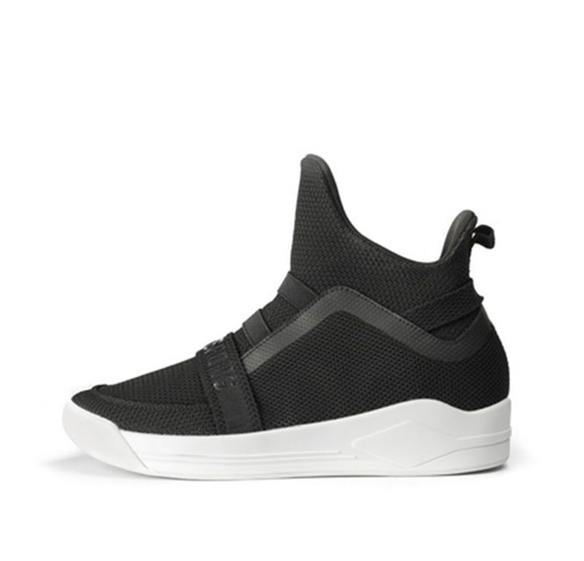 Mesh Knit High Tops(White/All Black/Black White) - Soulsfeng