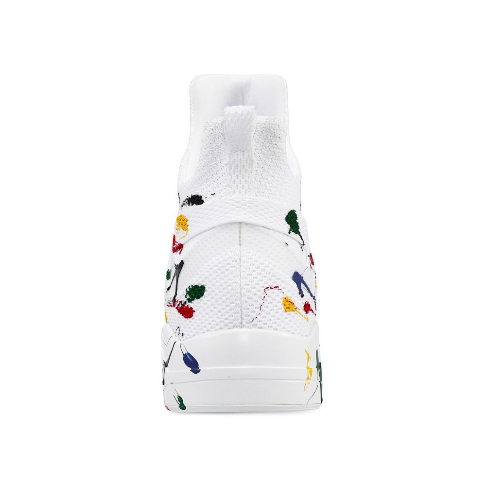 SKYTRACK Mesh Knit High Tops Spray White - Soulsfeng