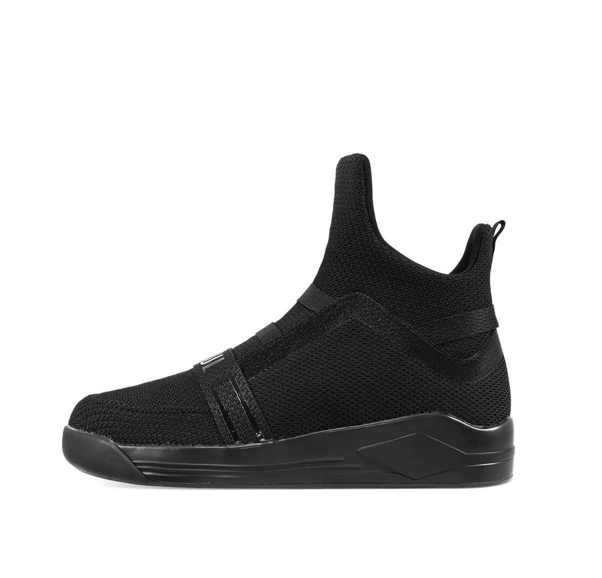 SKYTRACK Mesh Knit High Tops(White/All Black/Black White) - Soulsfeng
