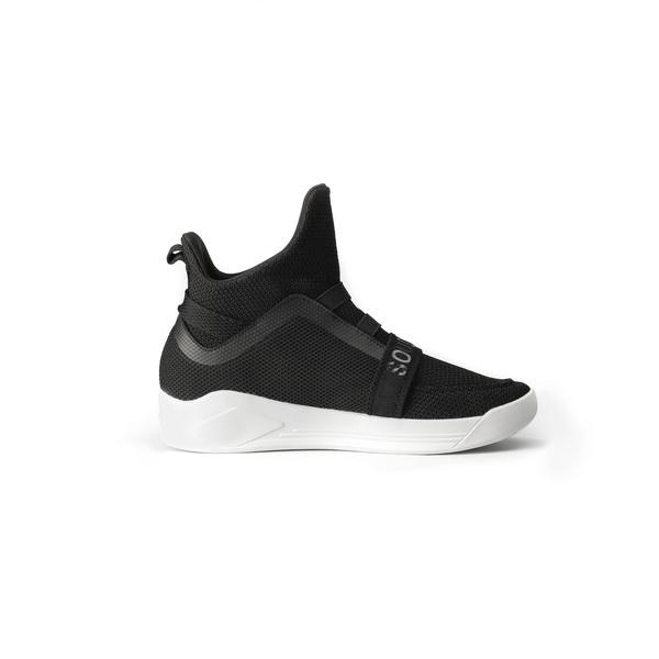 Mesh Knit High Tops(White/All Black/Black White) - Soulsfeng