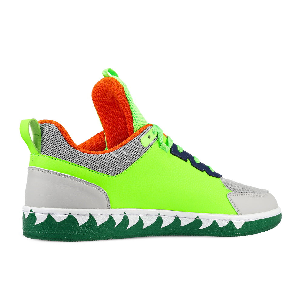 Soulsfeng X Reckone Shark Graffiti Sneaker Green Long - Soulsfeng