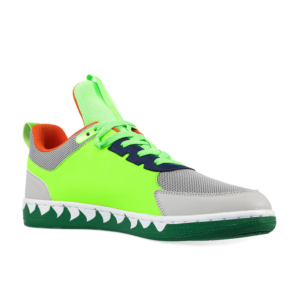 Soulsfeng X Reckone Shark Graffiti Sneaker Green Long - Soulsfeng