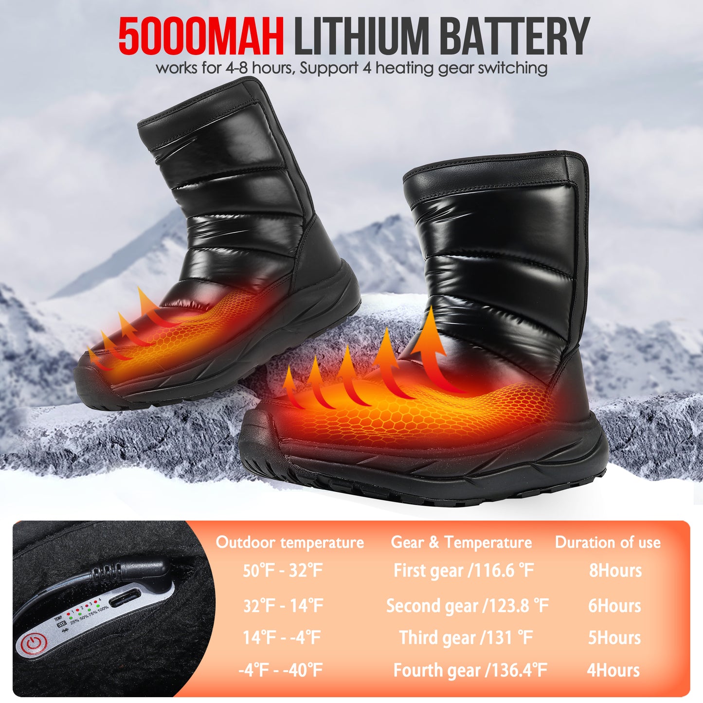 Soulsfeng FuturaHeat-Nova Heated Boots