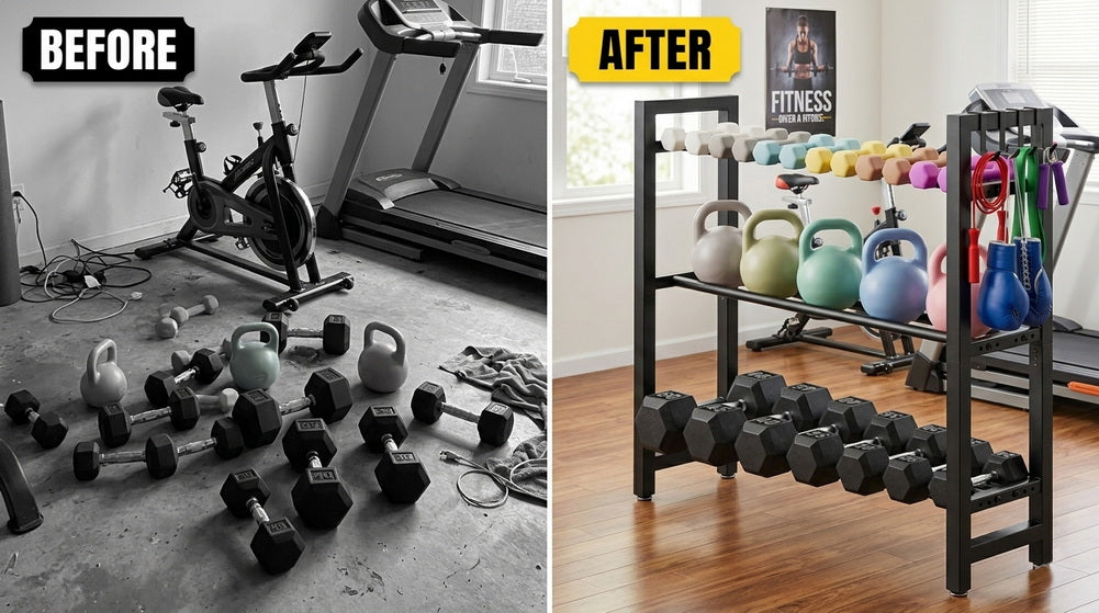Soulsfeng Adjustable Dumbbell Rack