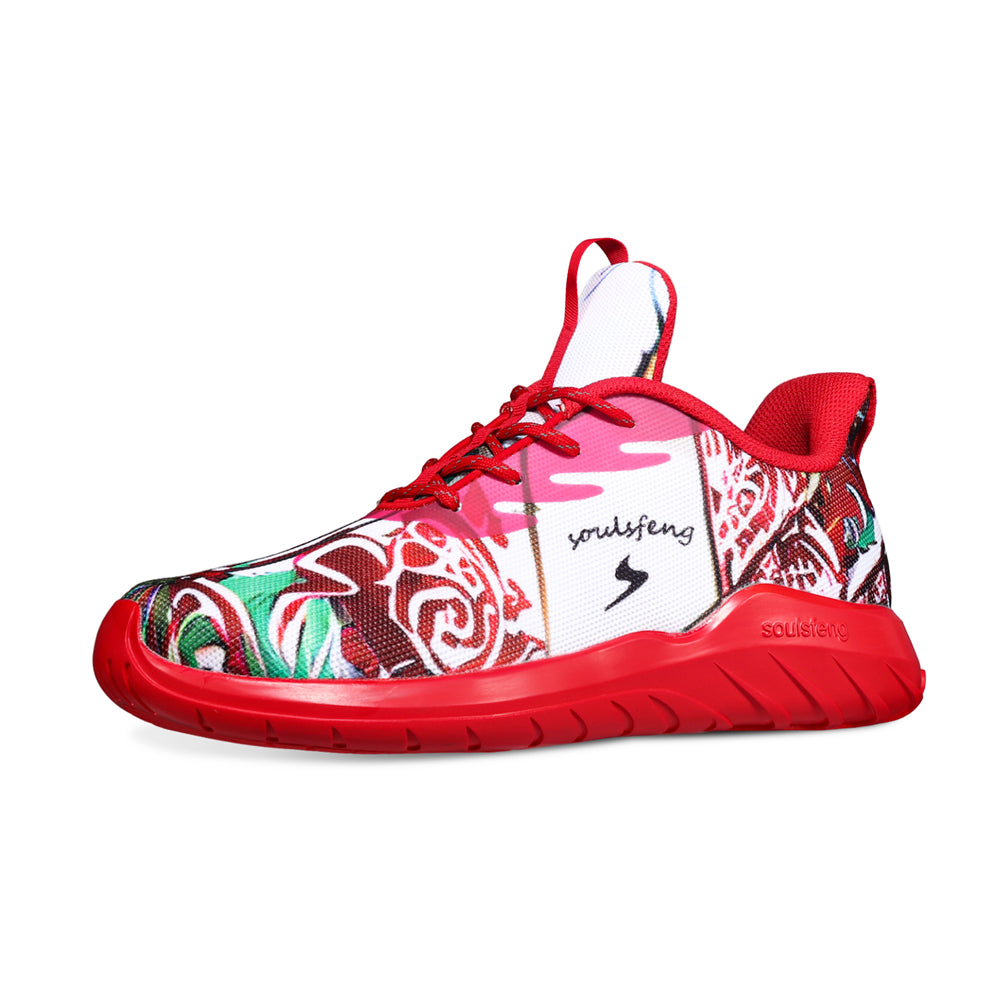 Soulsfeng Olympix Sneaker Flower Red