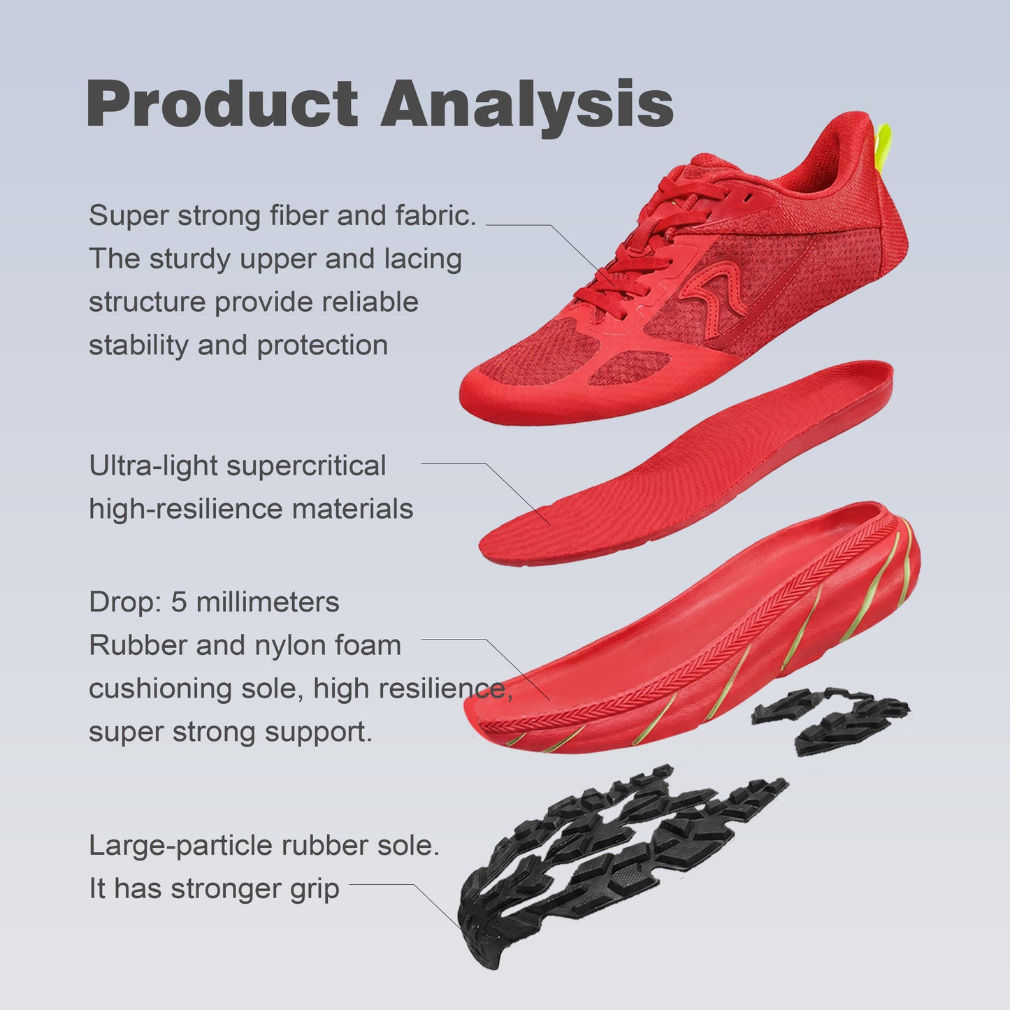 Soulsfeng Mountfinder Trail Running Shoes