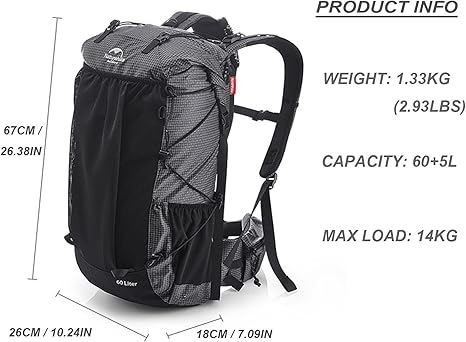 Soulsfeng SummitPro Camping Backpack