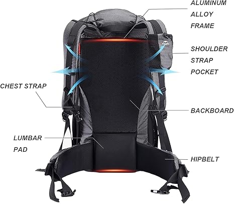 Soulsfeng SummitPro Camping Backpack