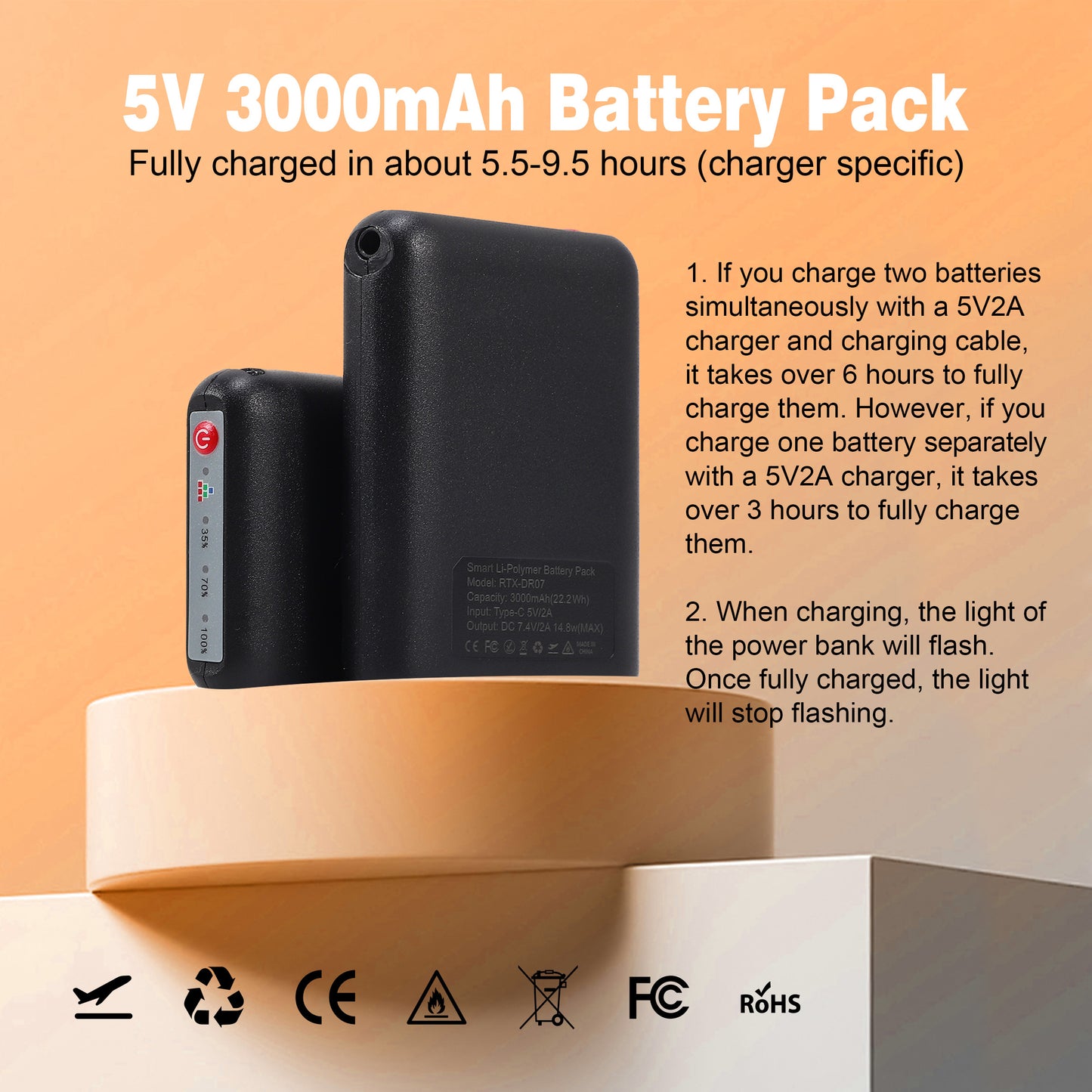 Soulsfeng 3000mAh Power Bank(Futuraheat-X)
