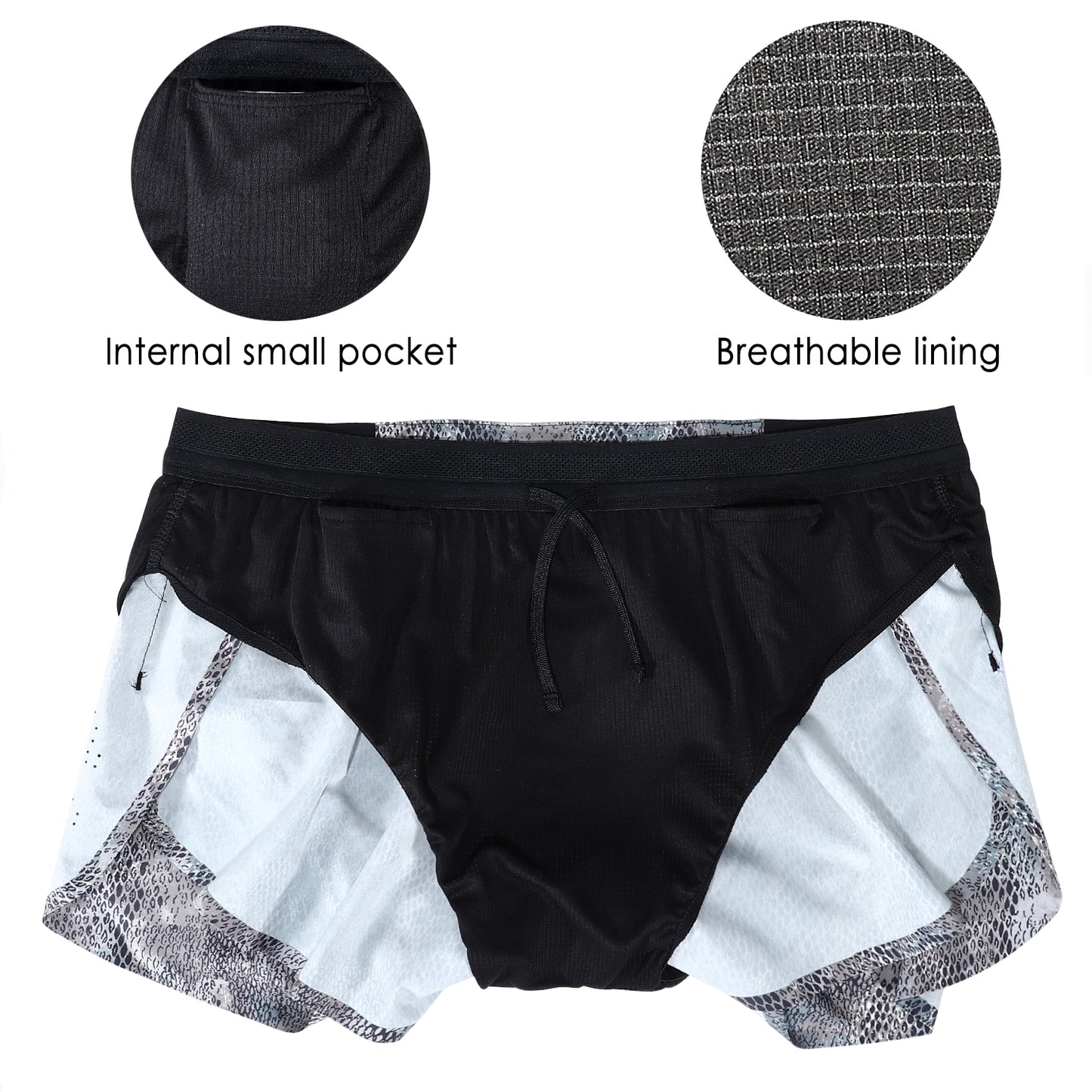 SwiftDry Pro Open Running Pants Inside Panties