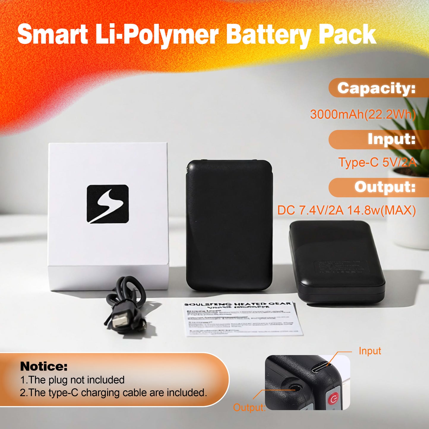 Soulsfeng 3000mAh Power Bank(Futuraheat-X)