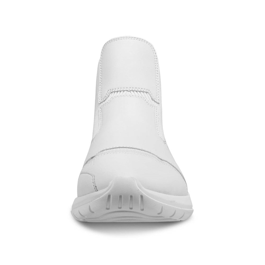 One Step For Man Laceless Sneaker Pure White