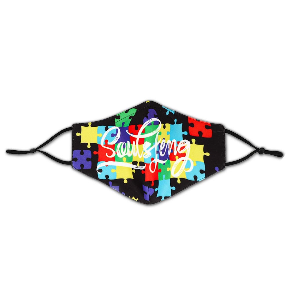 Soulsfeng Puzzle Mask Autism Awarenes Products - Soulsfeng