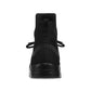 SKYTRACK Mesh Knit Lace Up High Tops Black
