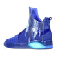 SKYTRACK X Rebosober Blue Graffiti Lighting Sneaker