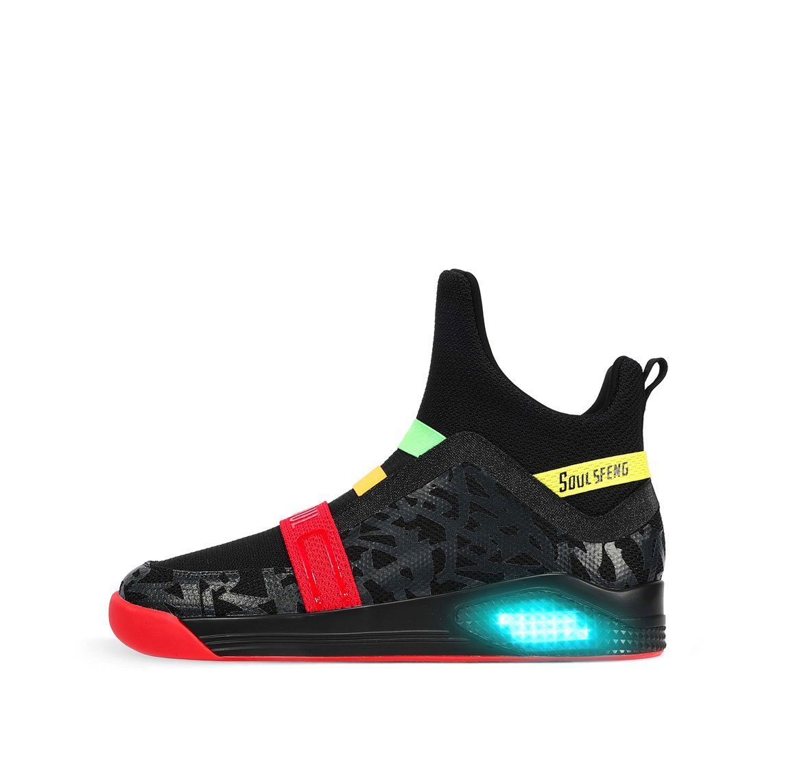 Soulsfeng X HR (Bad Brains) SKYTRACK Lighting Sneaker Black - Soulsfeng