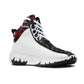 Snake Neck White High Top Sneakers - Soulsfeng